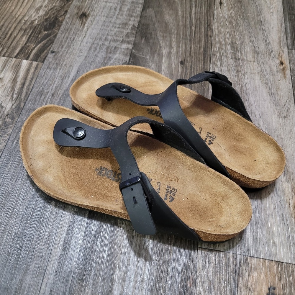 BIRKENSTOCK Kairo Women's Black Patent Leather Sandals EU Size 41